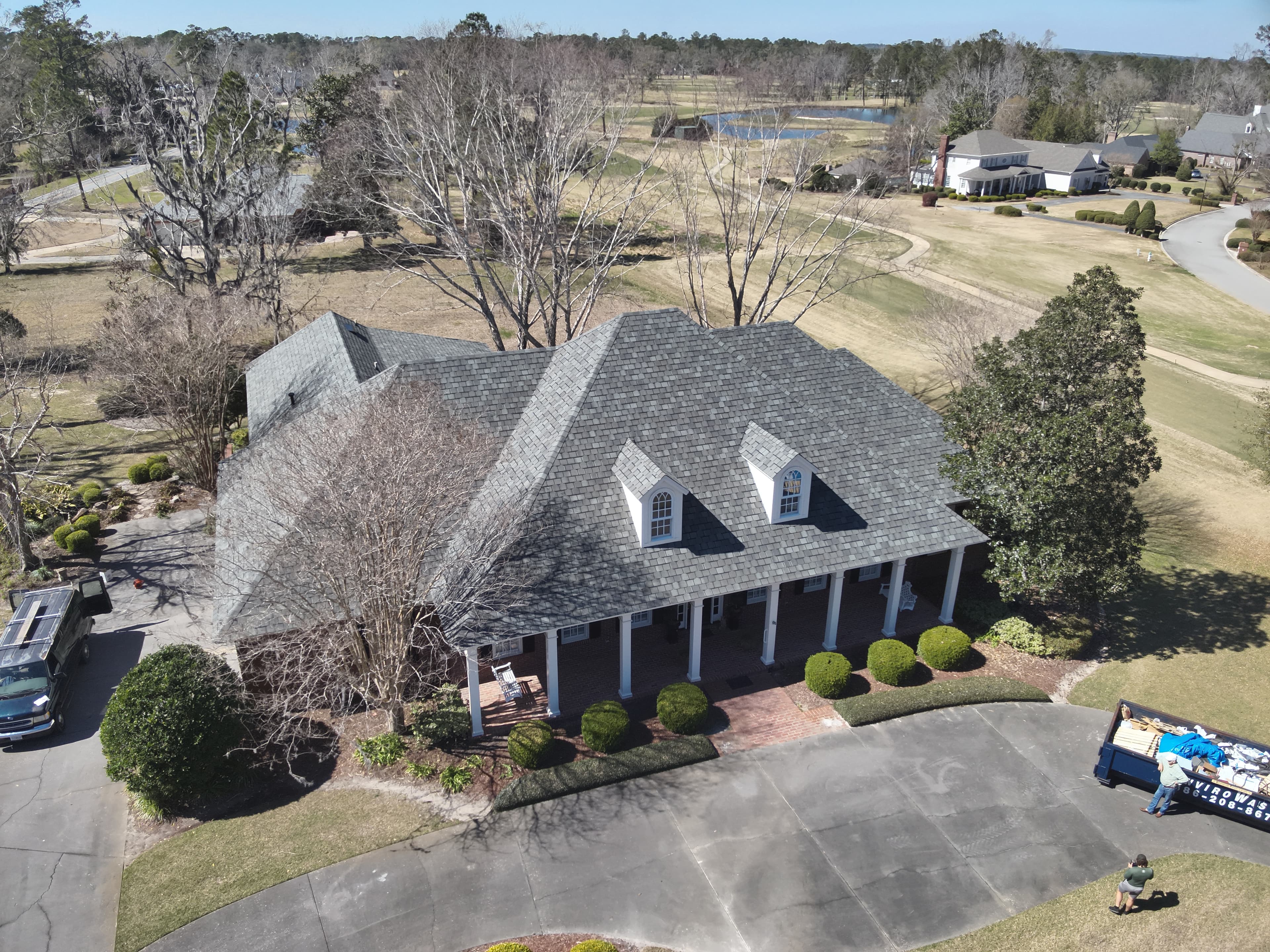 Howler Roofing aerial view